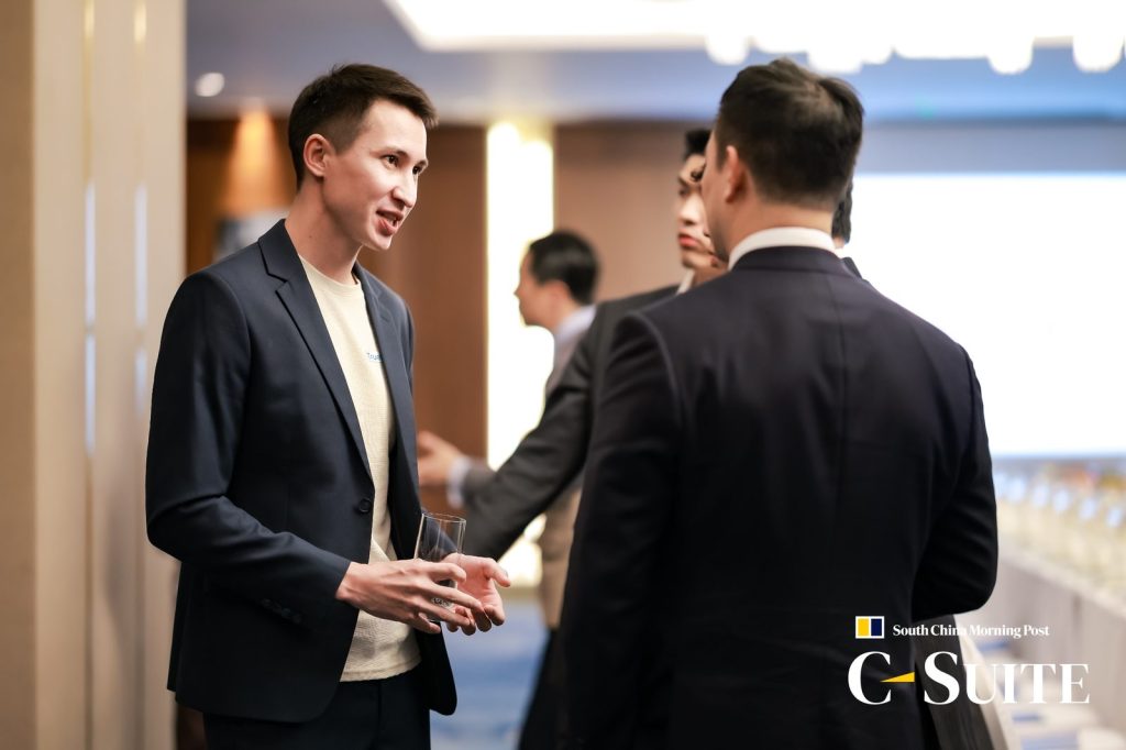 SCMP C-Suite Roundtable Астана: Темирлан Мукатаев на ужине South China Morning Post